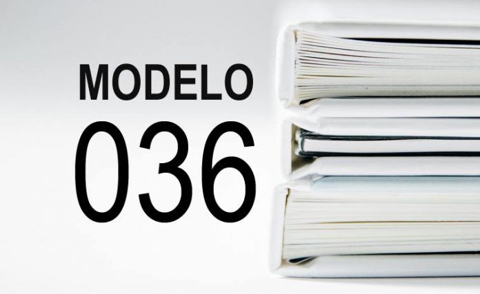 rellenar modelo 036
