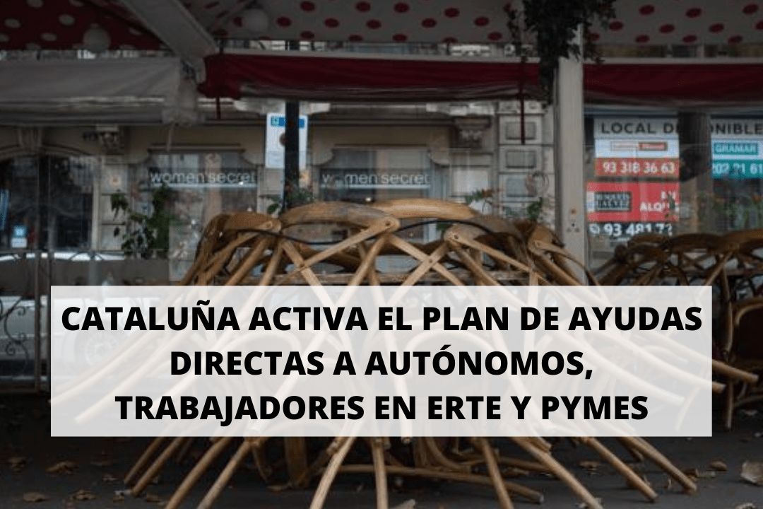 Cataluña activa el plan de ayudas directas a autónomos y pymes