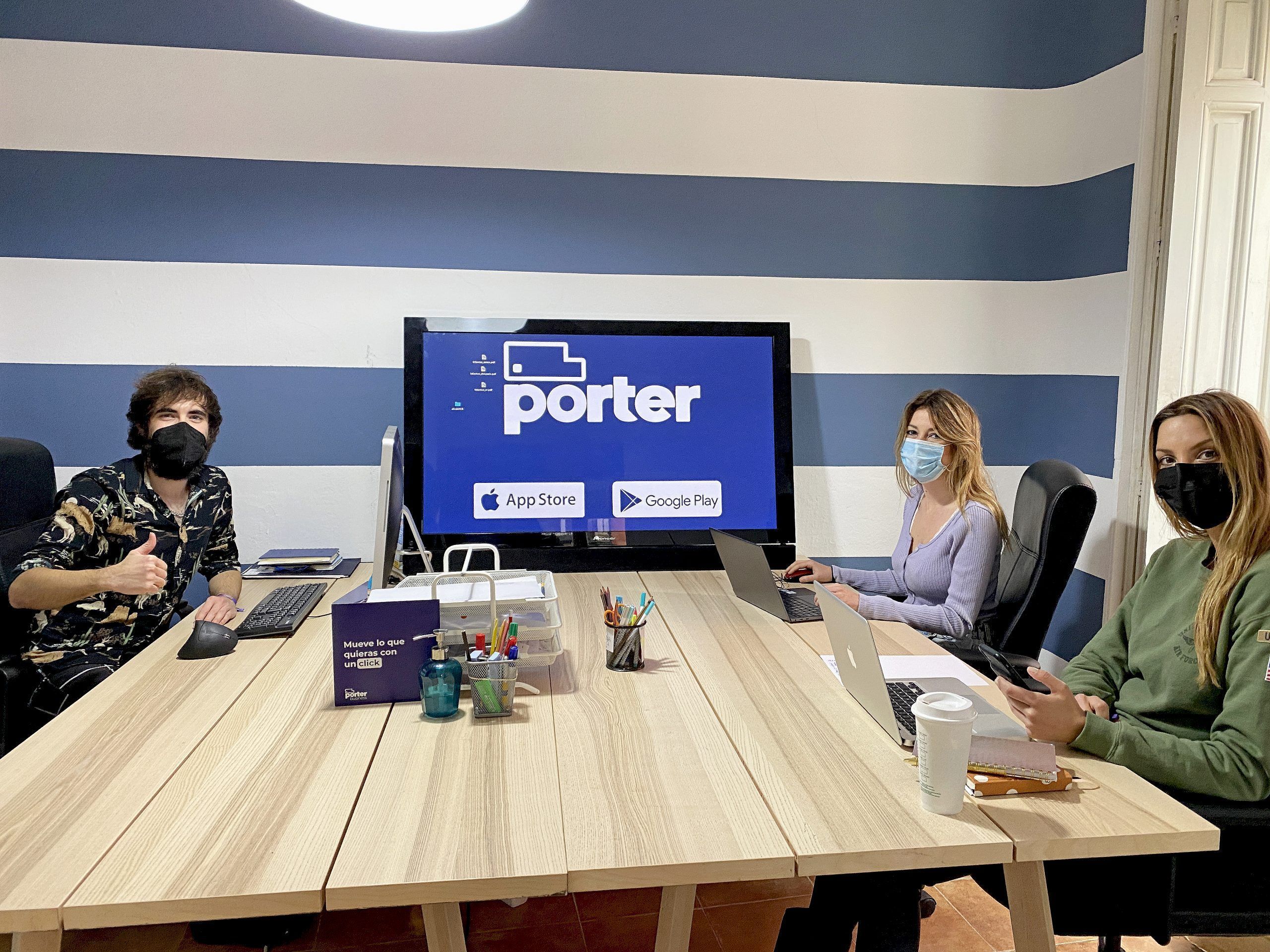 La startup española ‘Porter Delivery’ estrena sede y duplica la plantilla en un año de actividad