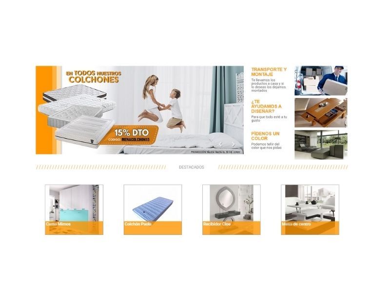 Las ventas de muebles ganan terreno en el comercio electrónico