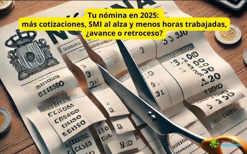 Tu nómina en 2025: más cotizaciones, SMI al alza y menos horas trabajadas, ¿avance o retroceso? Tu nómina en 2025