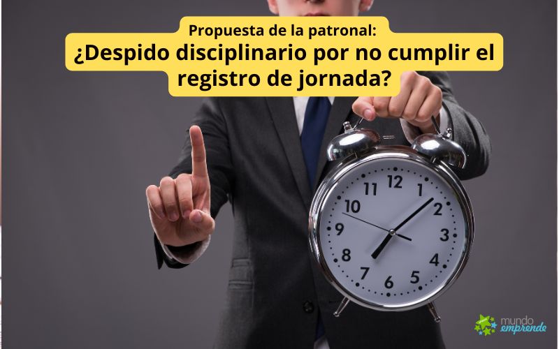¿Despido disciplinario por no cumplir el registro de jornada?
