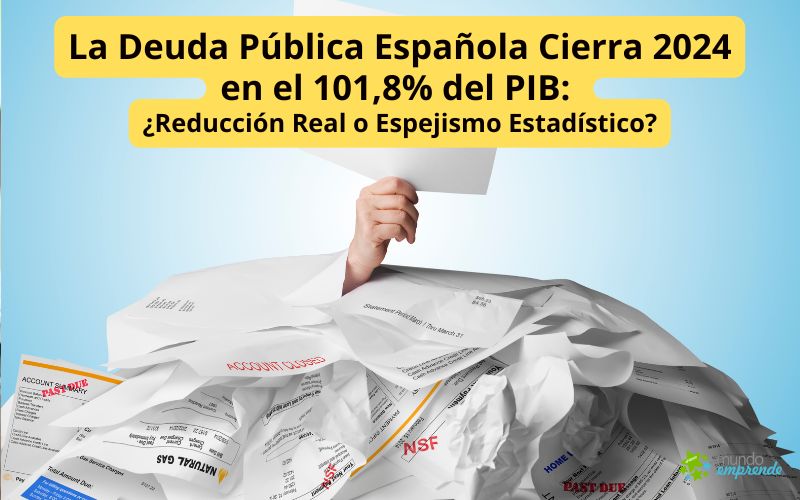 La Deuda Pública Española Cierra 2024 en el 101,8% del PIB: ¿Reducción Real o Espejismo Estadístico? La Deuda Pública Española Cierra 2024 en el 101,8% del PIB
