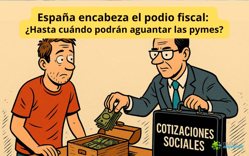 España encabeza el podio fiscal: ¿Hasta cuándo podrán aguantar las pymes? España encabeza el podio fiscal