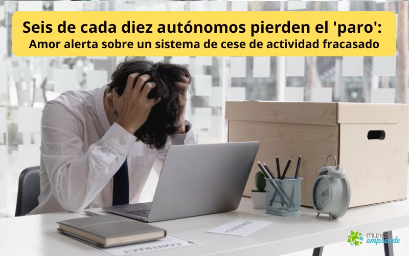 Seis de cada diez autónomos pierden el ‘paro’: Amor alerta sobre un sistema de cese de actividad fracasado Seis de cada diez autónomos pierden el 'paro'
