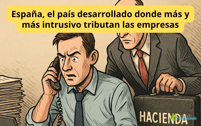 España, el país desarrollado donde más y más intrusivo tributan las empresas España, el país donde más y más intrusivo tributan las empresas