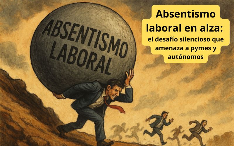 Absentismo laboral en alza: el desafío silencioso que amenaza a pymes y autónomos Absentismo laboral en alza: amenaza a pymes y autónomos