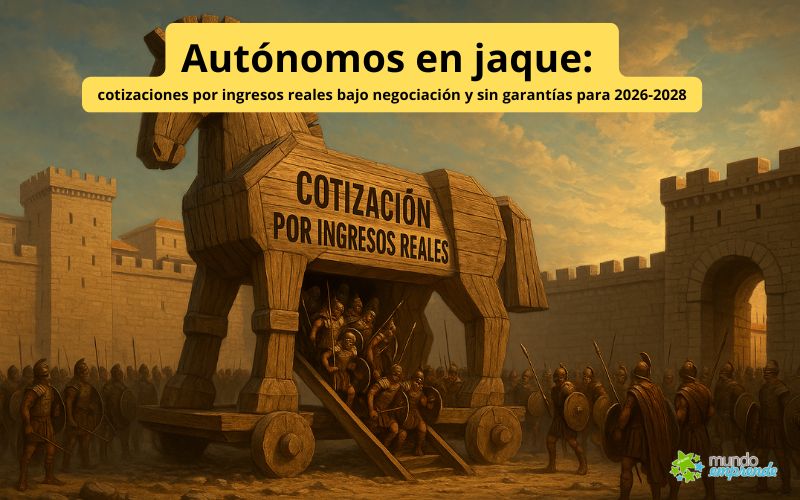Autónomos en jaque: cotizaciones por ingresos reales bajo negociación y sin garantías para 2026-2028