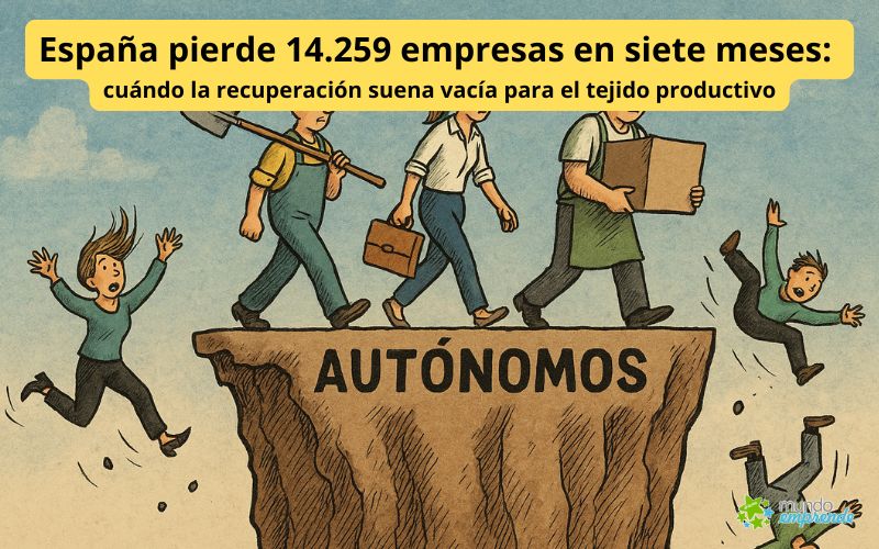 Verano negro para los autónomos: más de 15.000 bajas en julio-agosto desnudan la fragilidad del RETA Verano negro para los autónomos