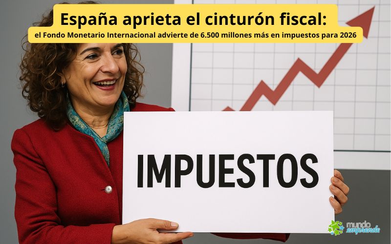 España aprieta el cinturón fiscal: el Fondo Monetario Internacional advierte de 6.500 millones más en impuestos para 2026