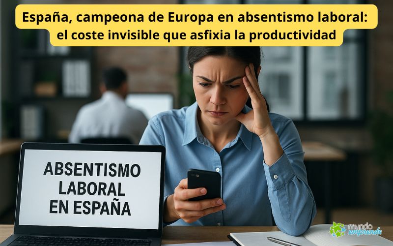España, campeona de Europa en absentismo laboral: el coste invisible que asfixia la productividad