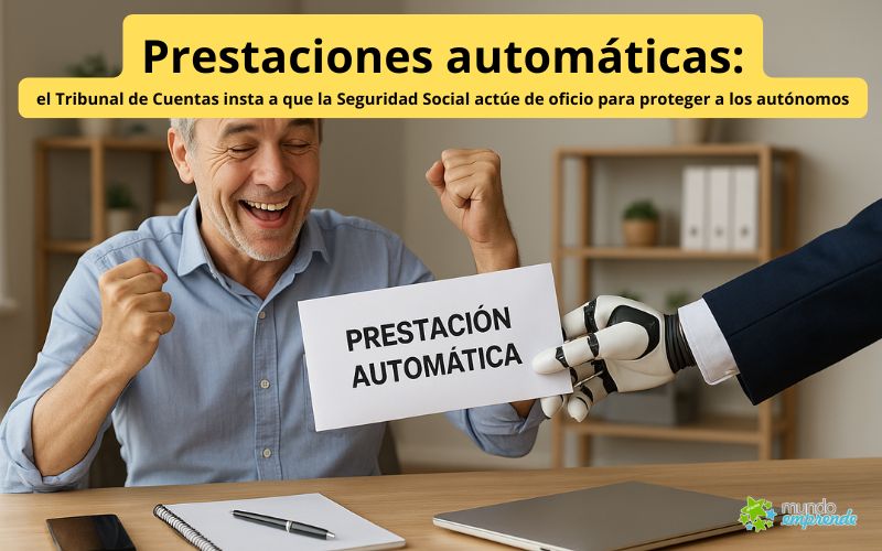Prestaciones automáticas: el Tribunal de Cuentas insta a que la Seguridad Social actúe de oficio para proteger a los autónomos