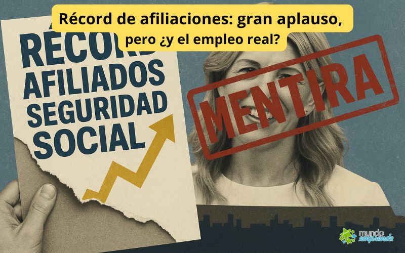 Récord de afiliaciones: gran aplauso, pero ¿y el empleo real?