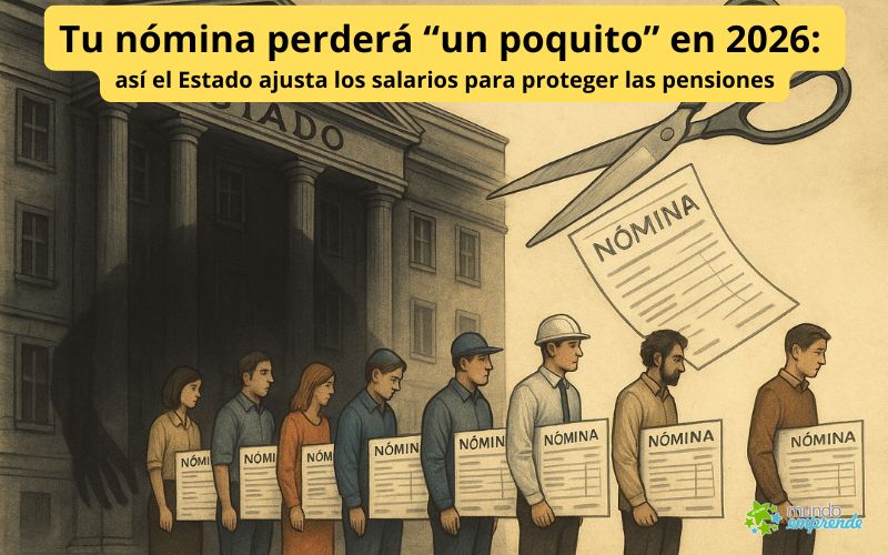Tu nómina perderá “un poquito” en 2026: así el Estado ajusta los salarios para proteger las pensiones