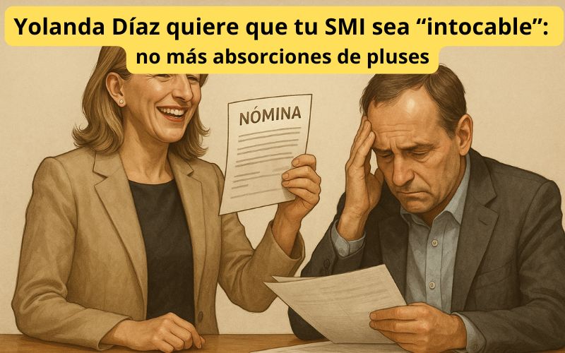 Yolanda Díaz quiere que tu SMI sea “intocable”: no más absorciones de pluses