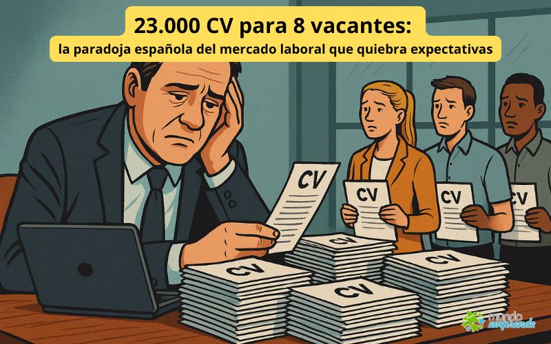 23.000 CV para 8 vacantes: la paradoja española del mercado laboral que quiebra expectativas