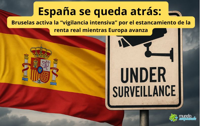 España se queda atrás: Bruselas activa la “vigilancia intensiva” por el estancamiento de la renta real mientras Europa avanza
