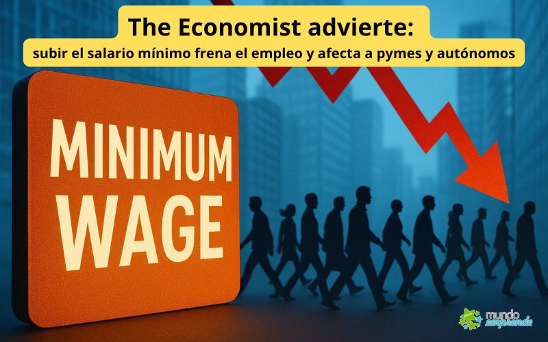 The Economist advierte: subir el salario mínimo frena el empleo y afecta a pymes y autónomos