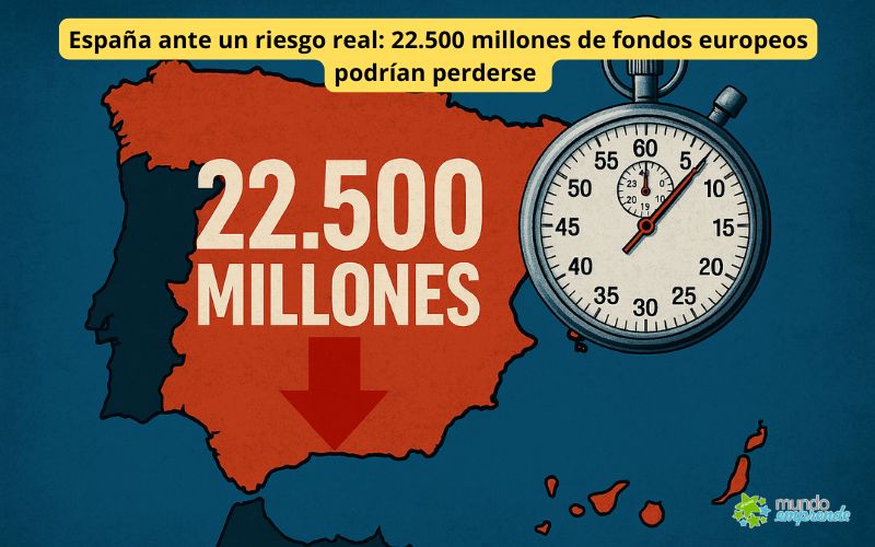 España ante un riesgo real: 22.500 millones de fondos europeos podrían perderse — lo que eso significa para autónomos, pymes y emprendedores