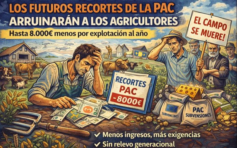El nuevo recorte de la PAC amenaza con arruinar a miles de agricultores: hasta 8.000 euros menos al año por explotación