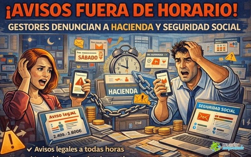Hacienda y Seguridad Social bajo fuego: los avisos fuera de horario agravan la inseguridad jurídica de empresas y autónomos