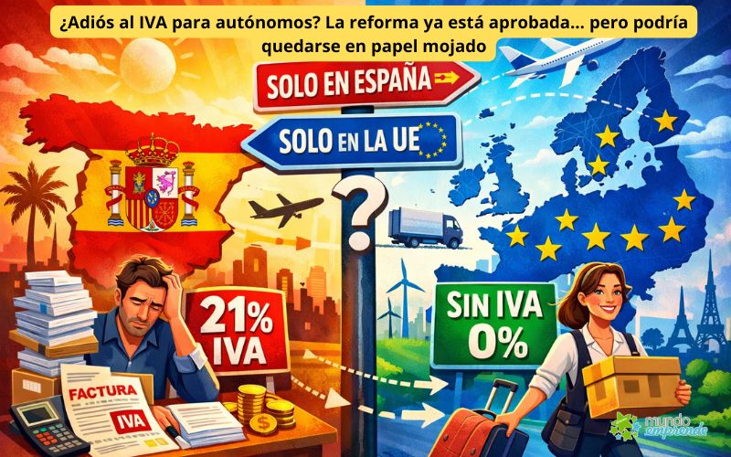 ¿Adiós al IVA para autónomos? La reforma ya está aprobada… pero podría quedarse en papel mojado