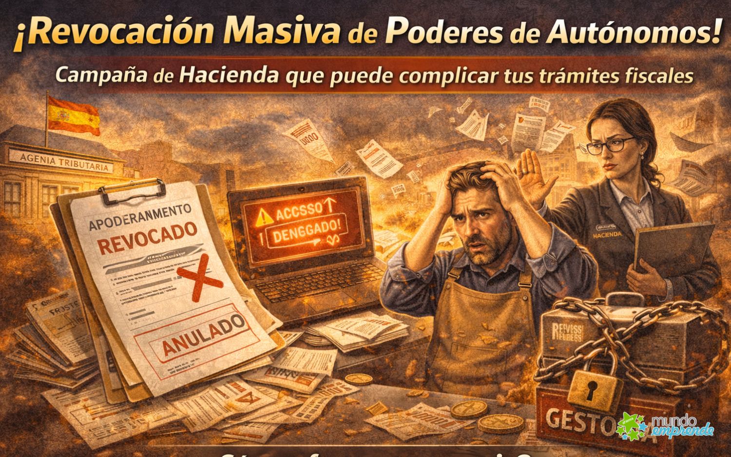 Hacienda inicia una campaña para revocar miles de apoderamientos de autónomos: qué significa y cómo puede afectar a tu negocio Hacienda inicia una campaña para revocar miles de apoderamientos de autónomos