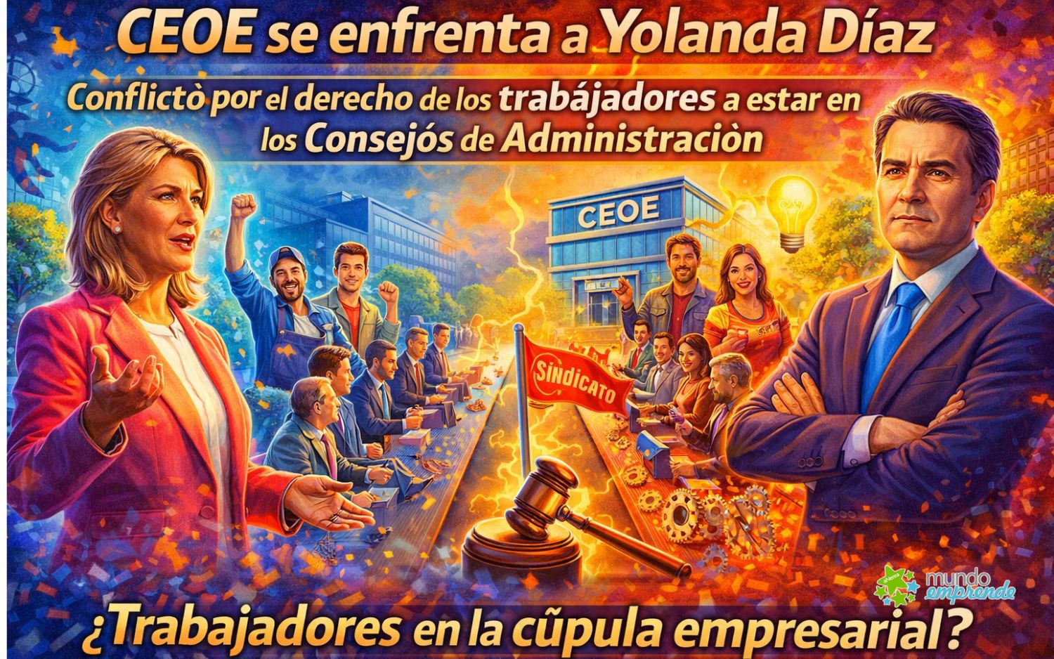 La CEOE se planta ante Yolanda Díaz: choque frontal por la presencia de trabajadores en los consejos de administración La CEOE se planta ante Yolanda Díaz