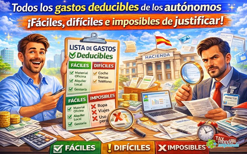 Los gastos deducibles de los autónomos en la Renta: cuáles son fáciles, difíciles o casi imposibles de justificar