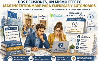 Bruselas obliga a España a estabilizar interinos: más gasto público y nuevas incógnitas para autónomos y empresas