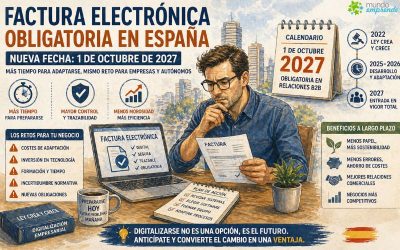Factura electrónica obligatoria en España: nueva fecha y más presión para autónomos y empresas
