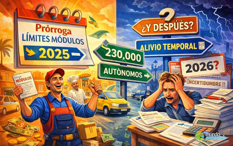 Hacienda prorroga los límites de módulos y evita la salida de 230.000 autónomos: alivio temporal en un sistema cada vez más cuestionado