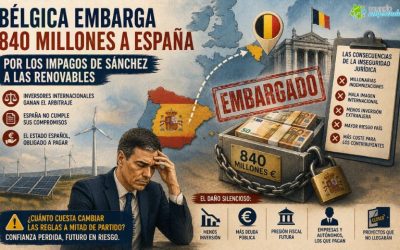 Bélgica embarga 840 millones a España por las renovables: inseguridad jurídica y deterioro de imagen para la economía española