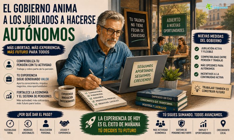 El Gobierno abre la puerta a que los jubilados se hagan autónomos: ¿solución para las pensiones o síntoma de un sistema bajo presión?