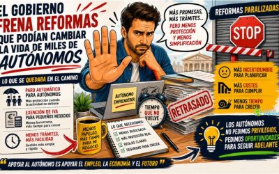 El Gobierno frena la reforma que prometía más protección a los autónomos: se alejan el paro automático y la exención de IVA