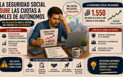 La Seguridad Social sigue adelante con la subida de cuotas a miles de autónomos: más recaudación para el sistema, más presión para las empresas